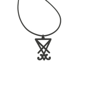 Sigil of lucifer necklace